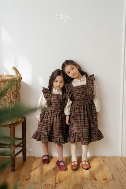 ［OREN］solene pinafore dress