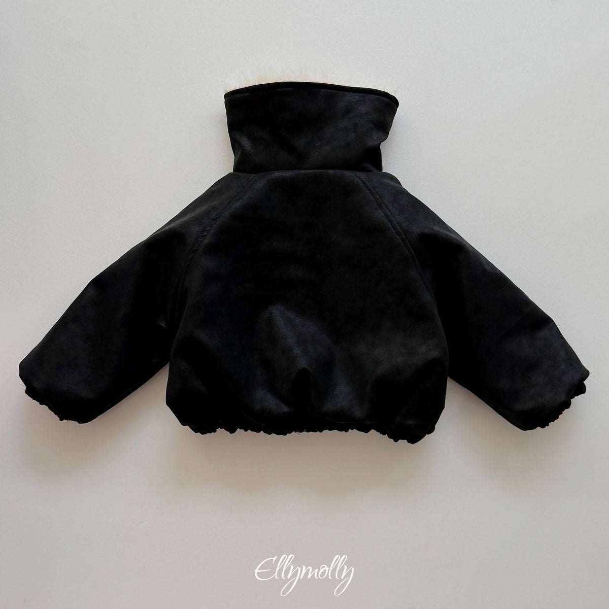 ［ellymolly］big collar shearling jumper