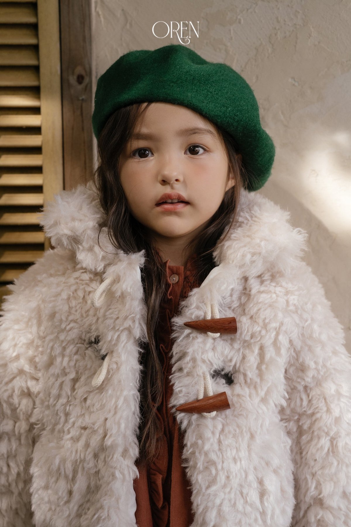 ［OREN］bernie toggle fur jacket