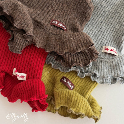 ［ellymolly］wool rib halter top
