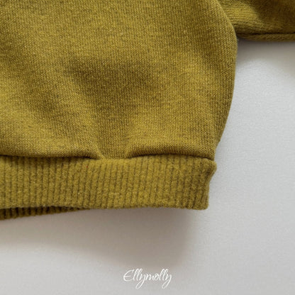 ［ellymolly］arden wool half zip