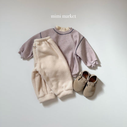 ［mimimarket］mink terry sweatshirt