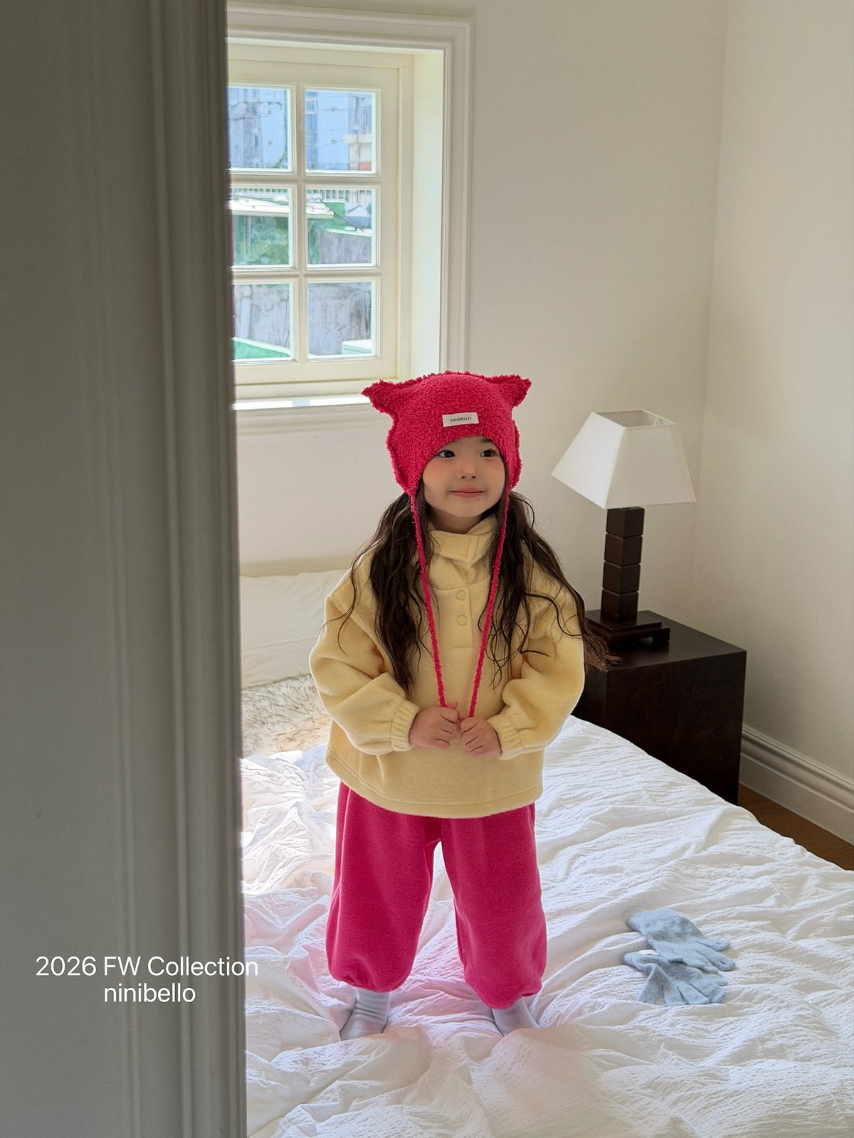 ［ninibello］teletubby fleece hoodie