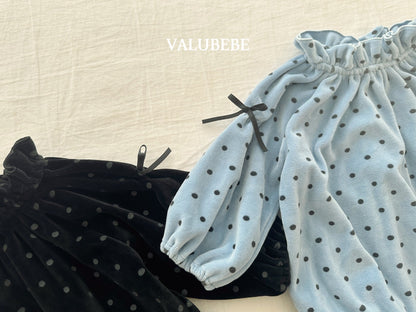 ［valubebe］dot ribbon suit