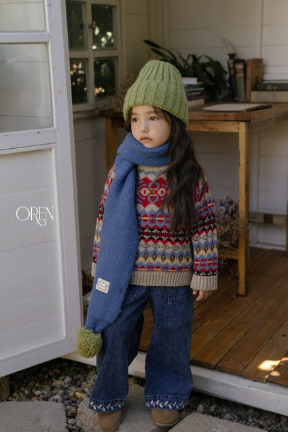 ［OREN］adeline multi wool knit (adult)