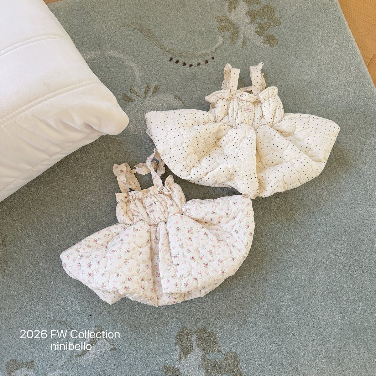［ninibello］picnic quilted dress