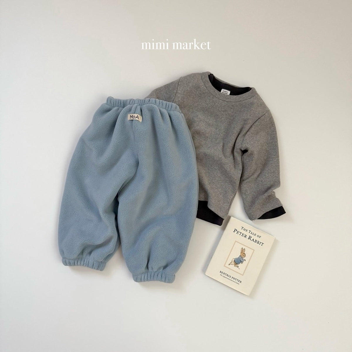［mimimarket］peach long sleeve tee
