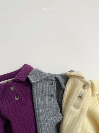 ［minirobe］boy collared sweatshirt