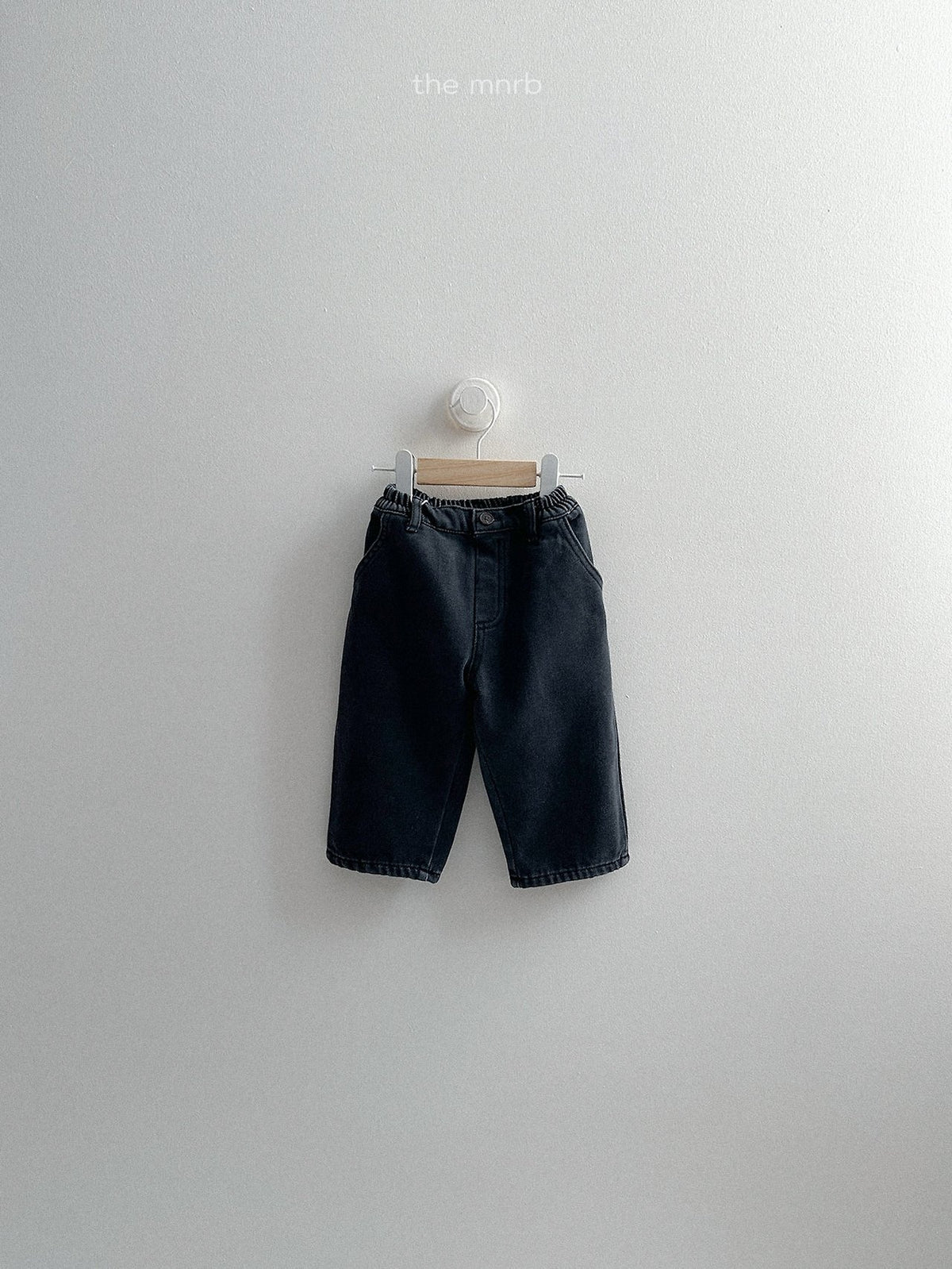 ［minirobe］dart denim pants