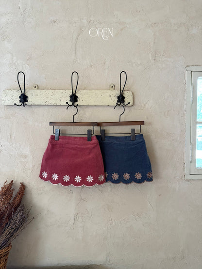 ［OREN］bella embroidered culotte pants