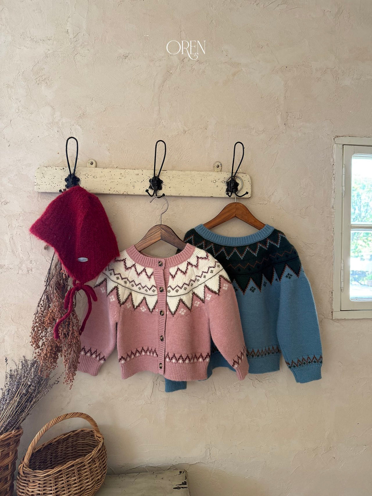 ［OREN］oslo reversible knit cardigan