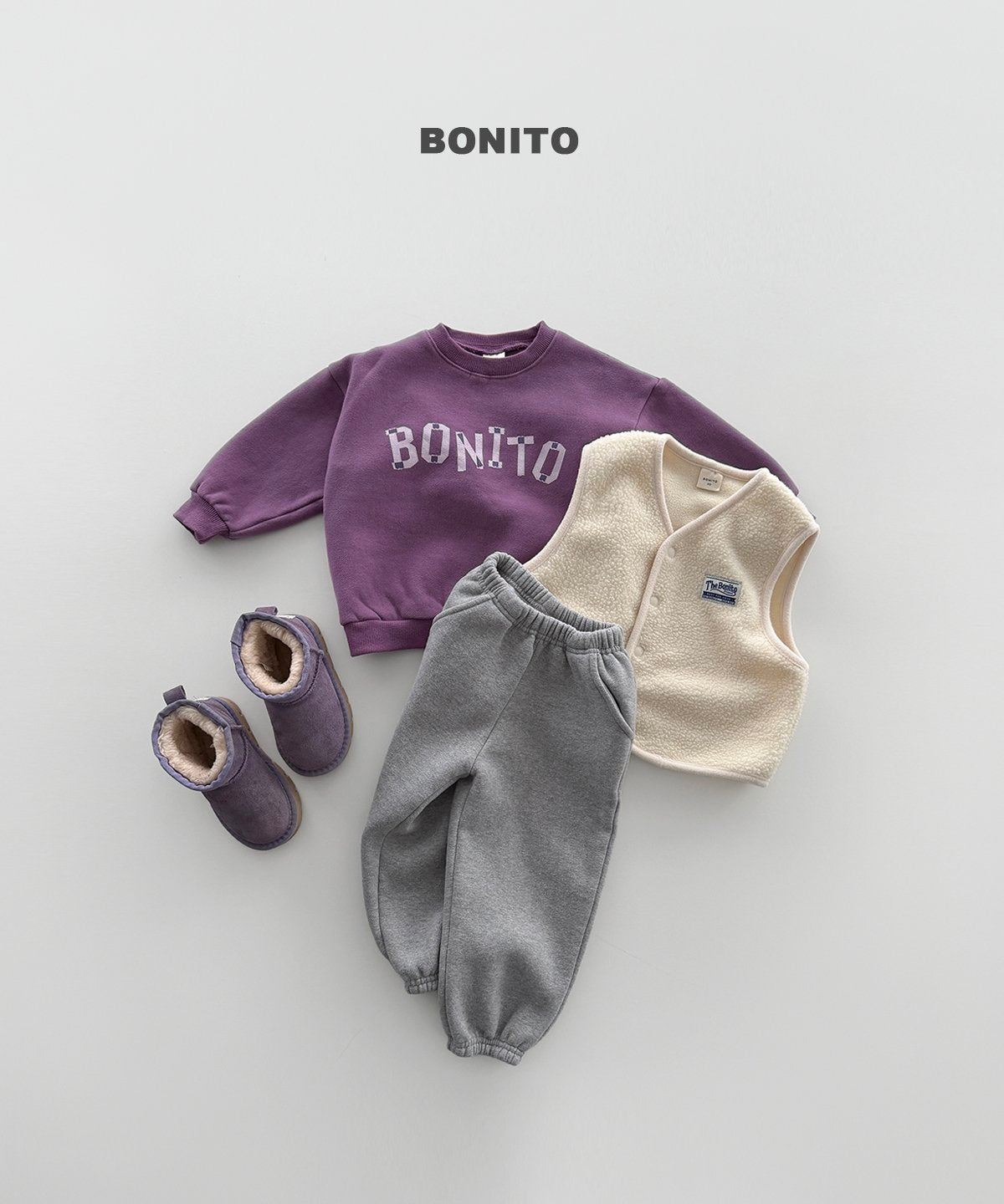 ［BONITO］fluffy boucle vest