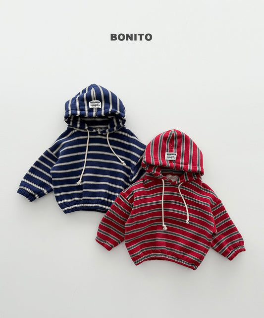 ［BONITO］jolly stripe hoodie