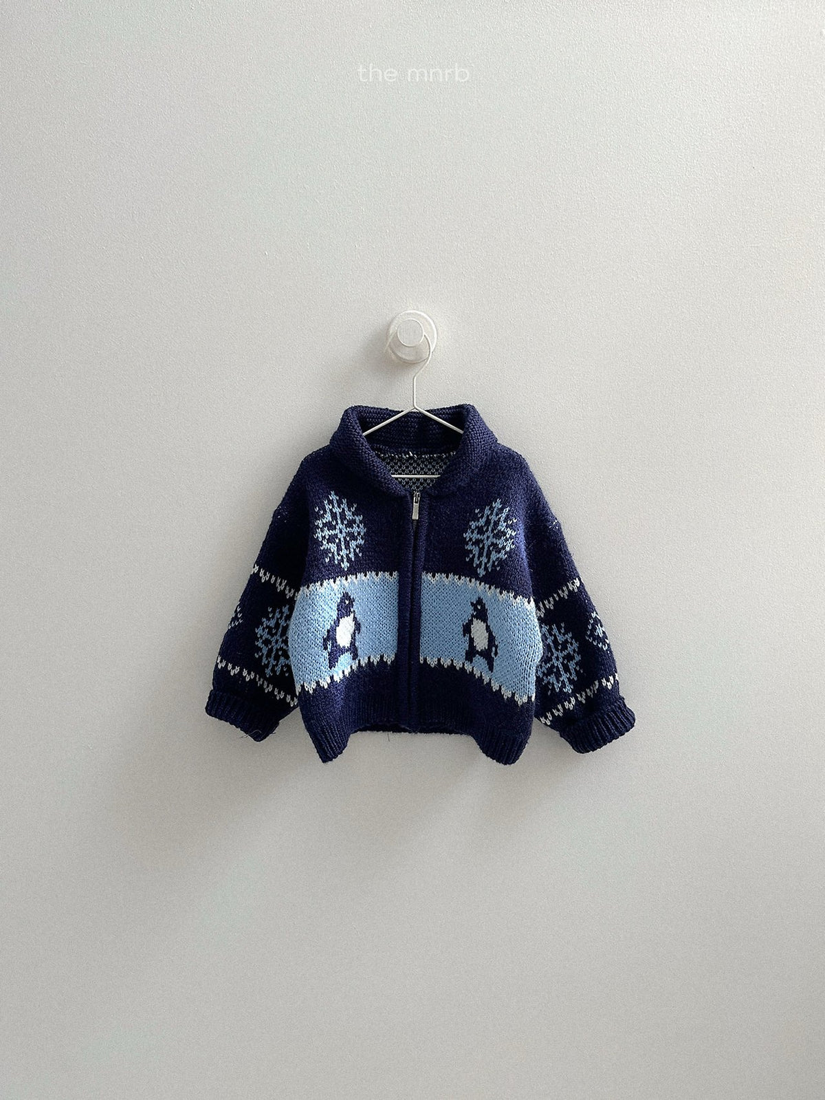 ［minirobe］penguin knit cardigan