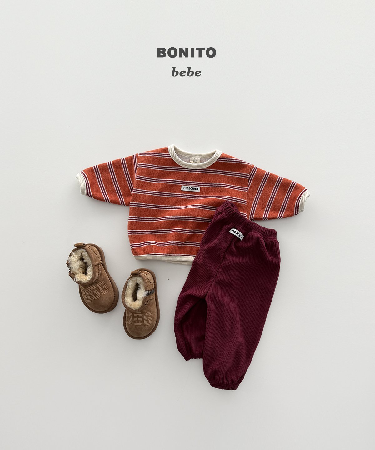 ［BONITO］seven stripe sweatshirt