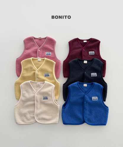 ［BONITO］fluffy boucle vest