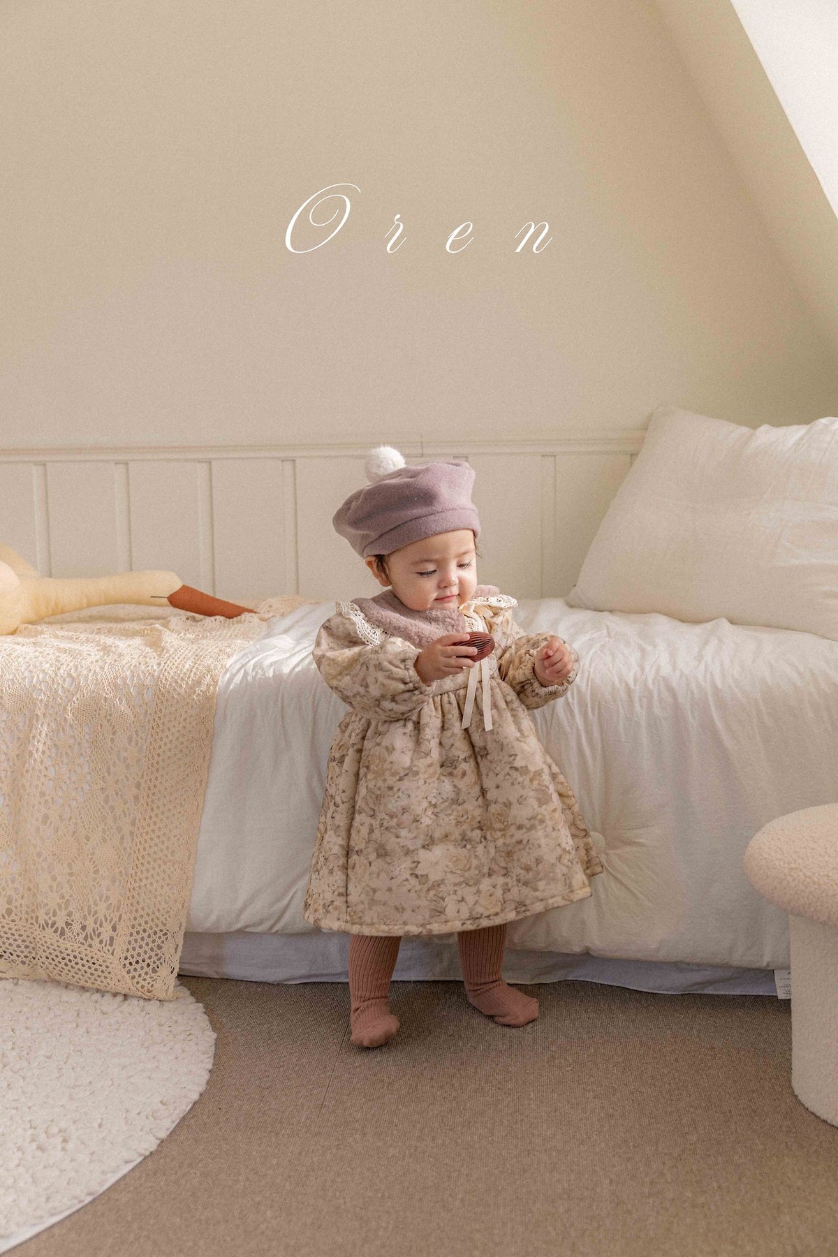 ［OREN］briel padded dress (3oz)