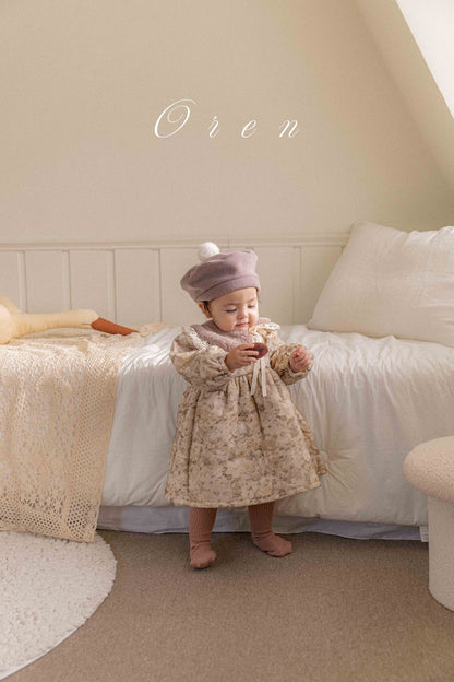 ［OREN］briel padded dress (3oz)