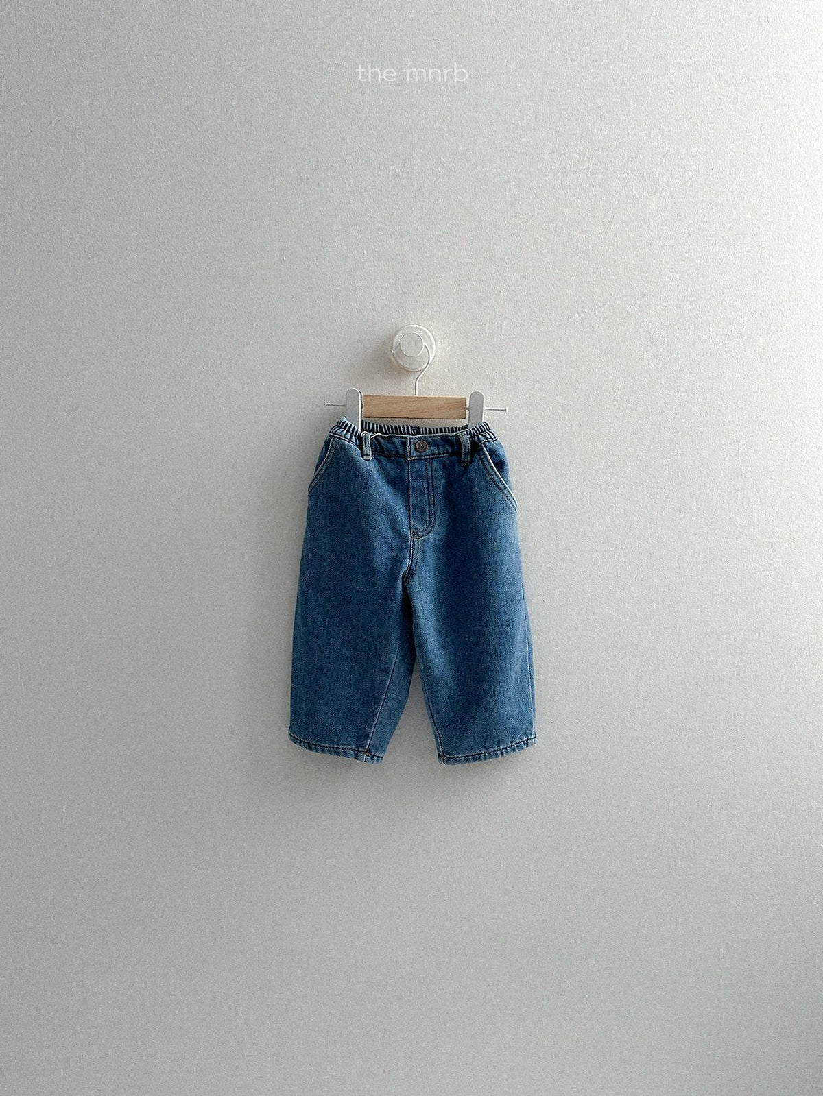 ［minirobe］dart denim pants