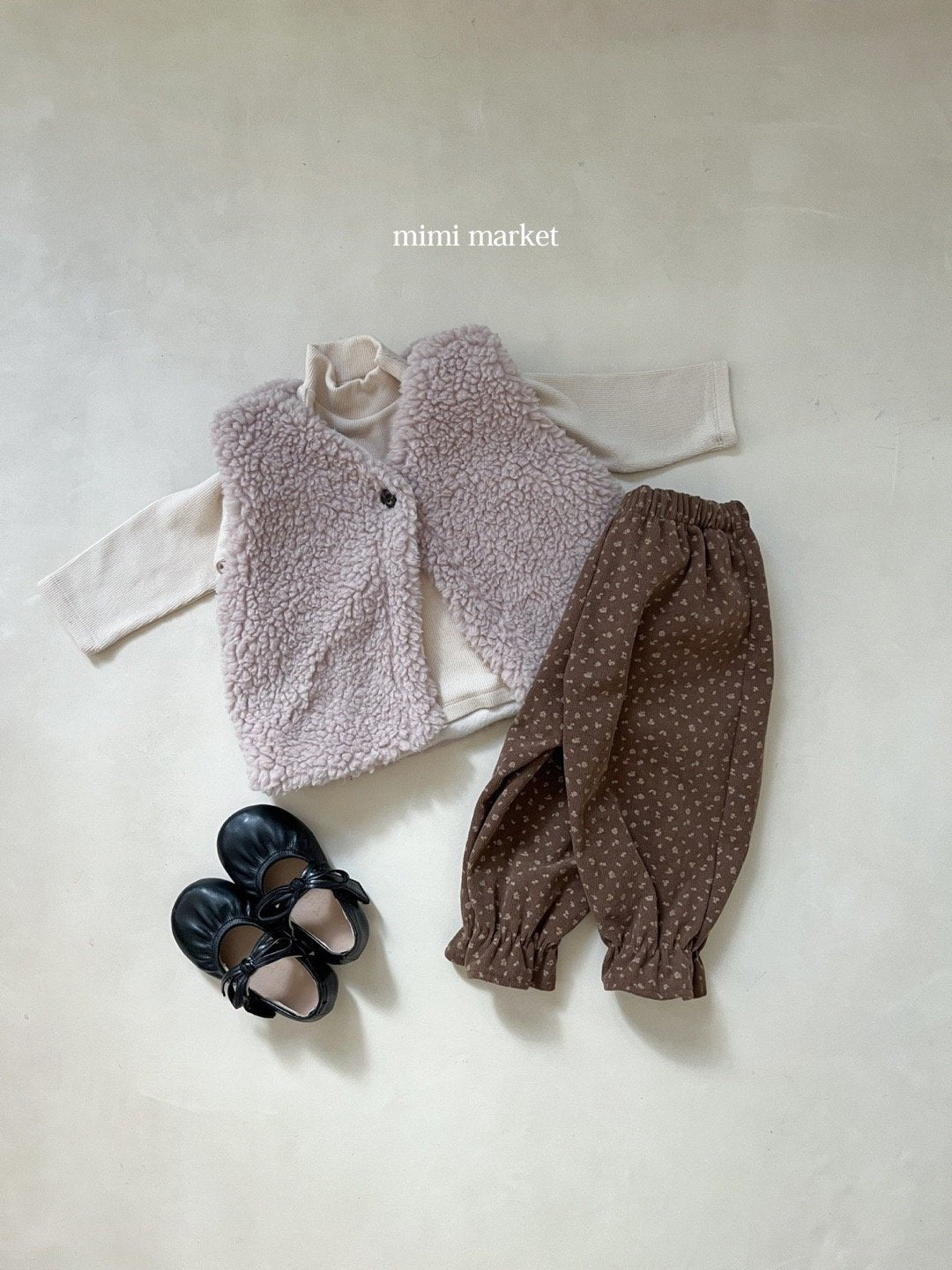 ［mimimarket］poodle vest