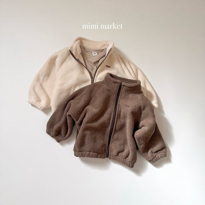 ［mimimarket］egg zip-up