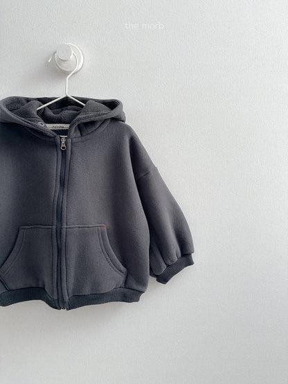 ［minirobe］barrel hood zip-up