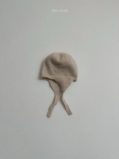 ［minirobe］earflap knit beanie