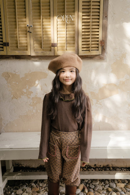 ［OREN］blooming frill picot t-shirt