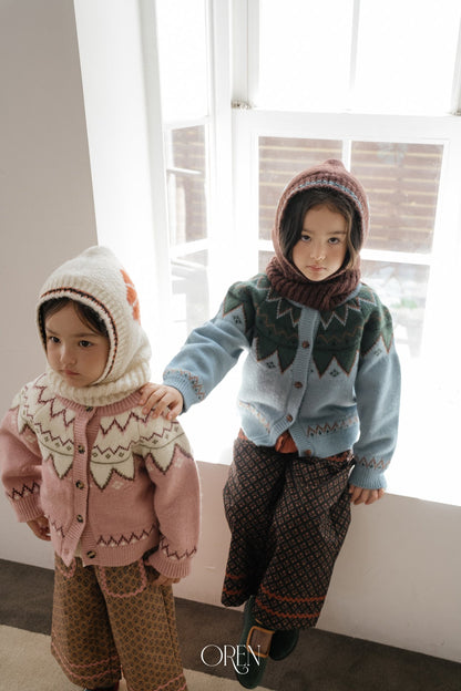 ［OREN］oslo reversible knit cardigan
