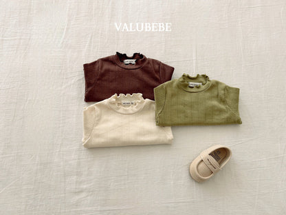 ［valubebe］winter fleece frill tee