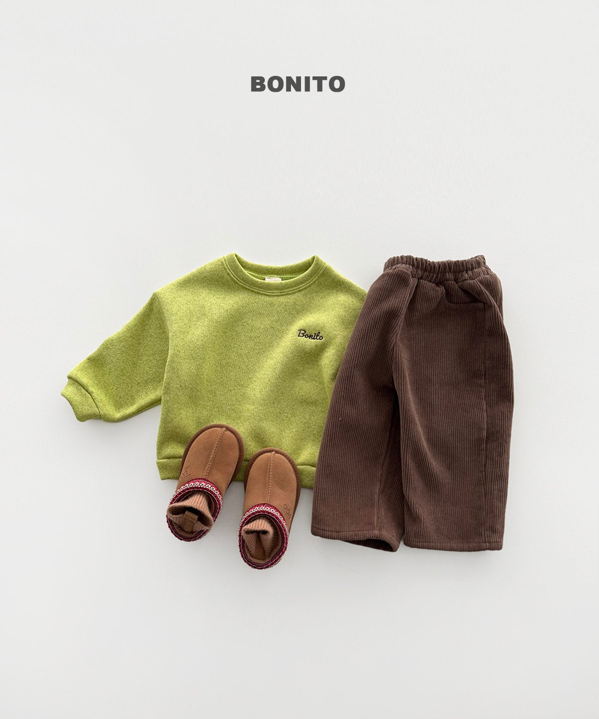 ［BONITO］gradation knit sweatshirt