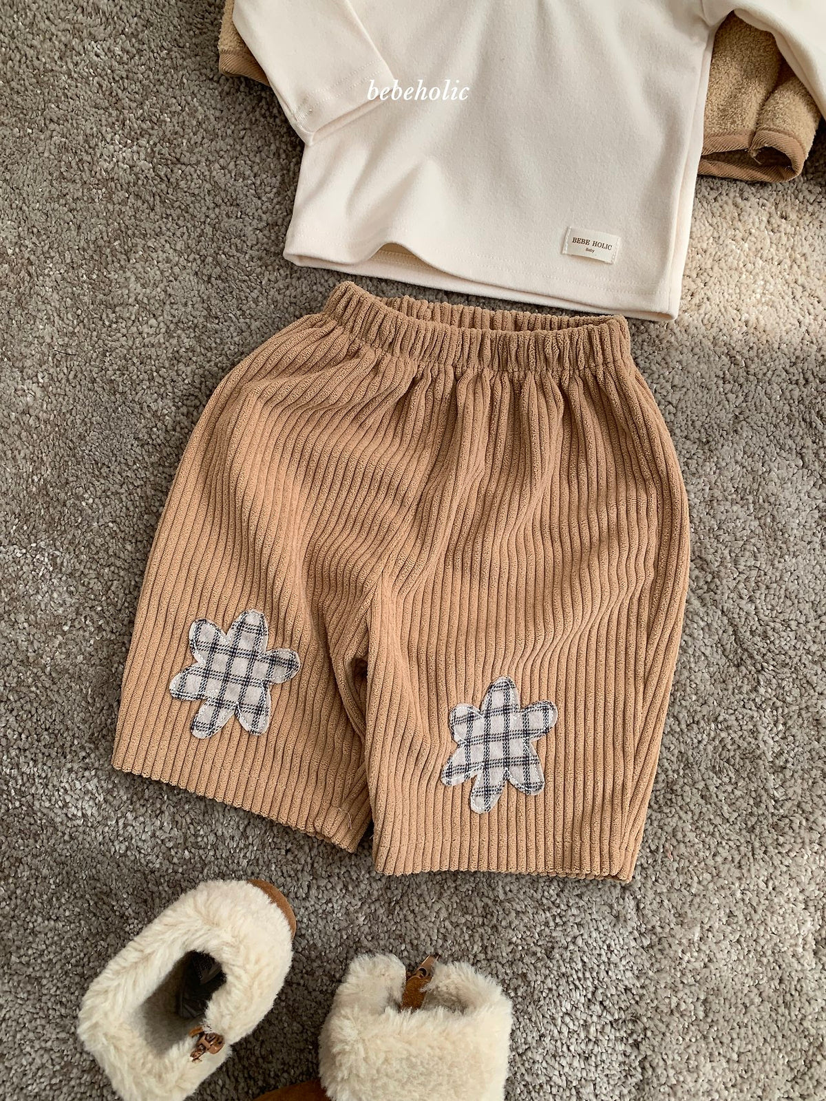 ［bebeholic］patch pants