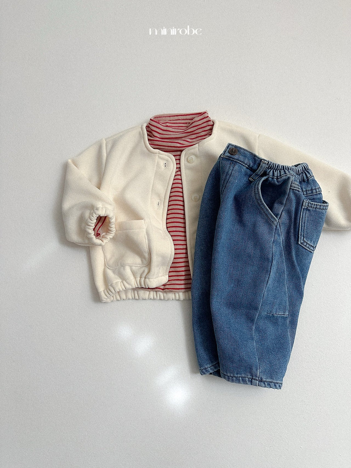 ［minirobe］merry mock neck tee