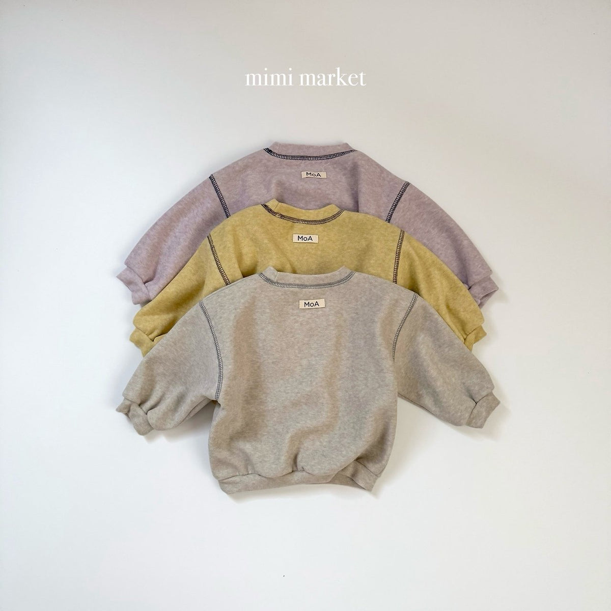 ［mimimarket］mink terry sweatshirt