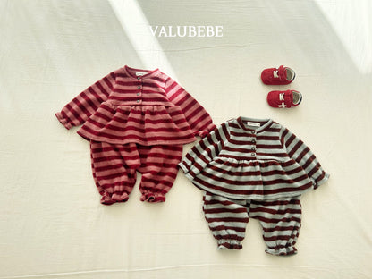 ［valubebe］frill skirt suit
