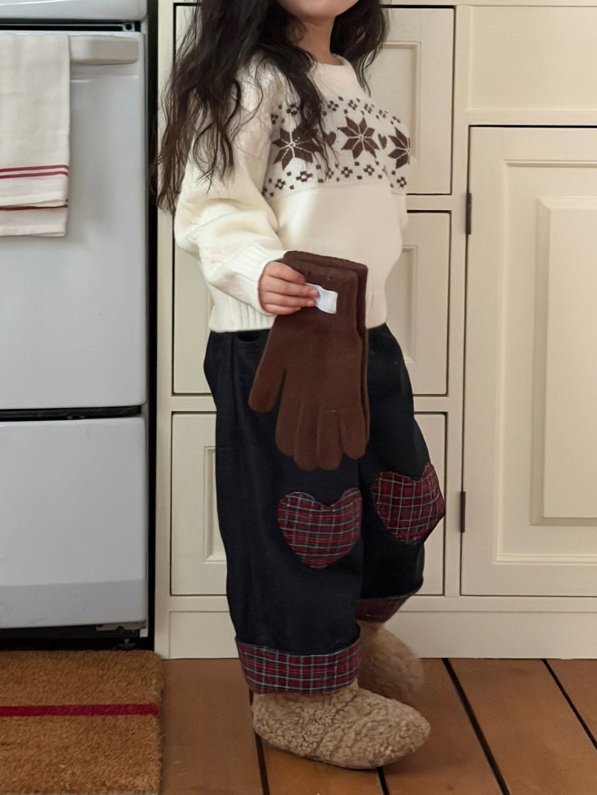 ［ninibello］nordic snowflake knit