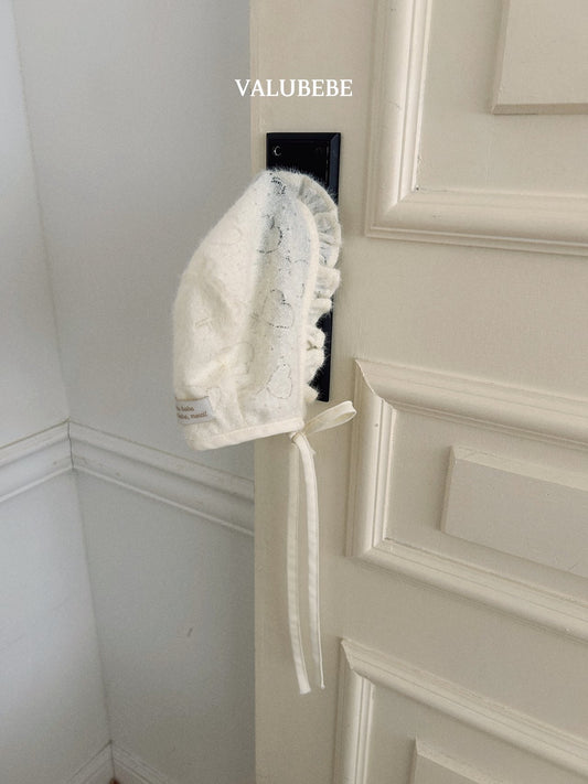 ［valubebe］heart frill bonnet