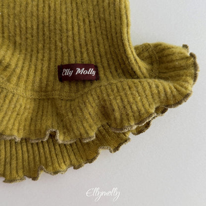 ［ellymolly］wool rib halter top