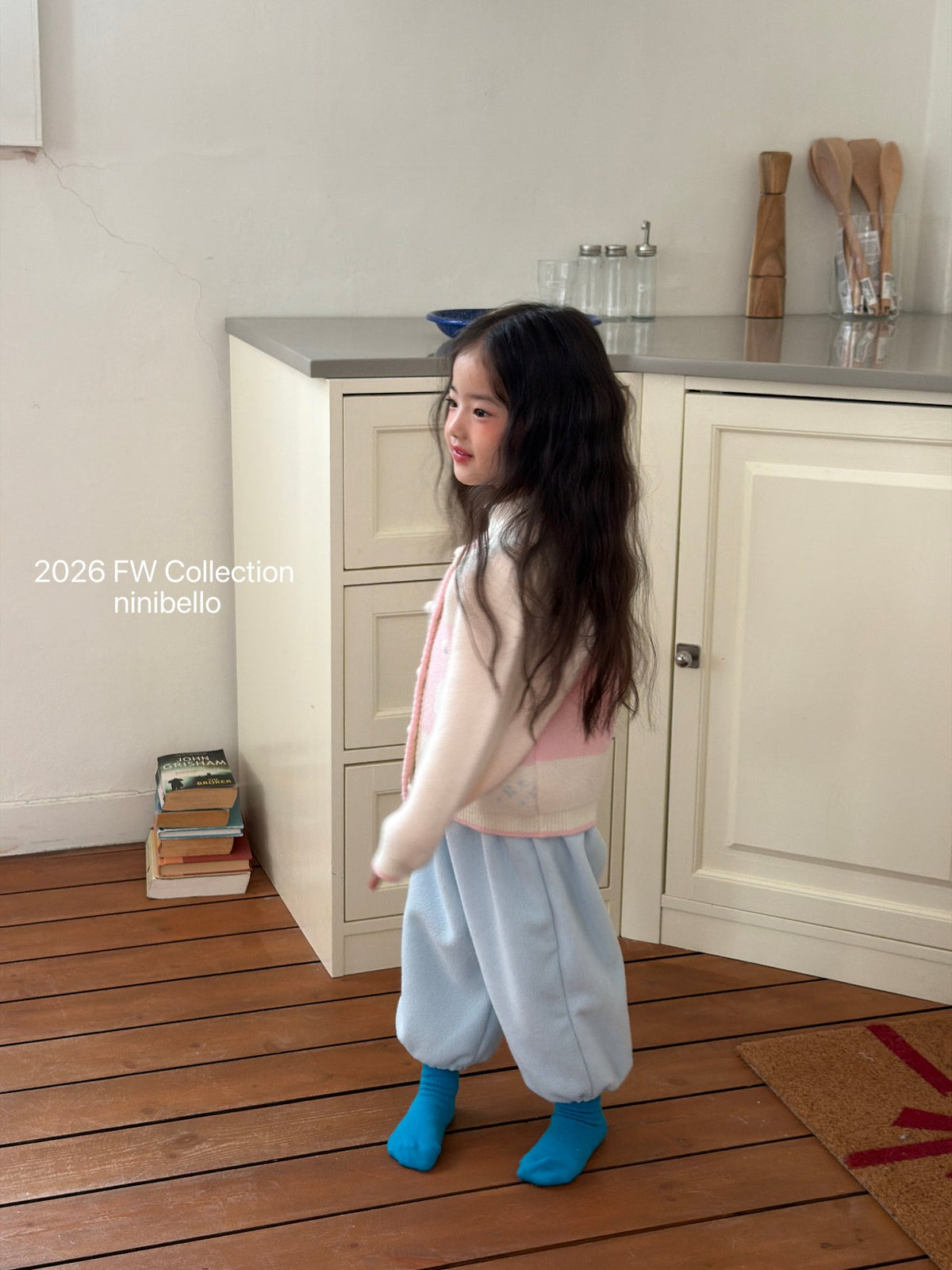 ［ninibello］snowman knit cardigan