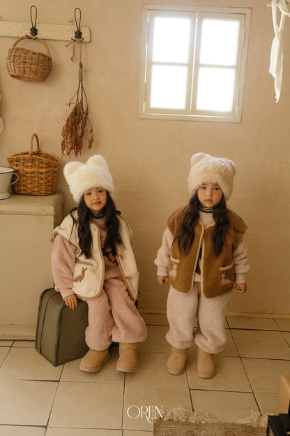 ［OREN］cat faux fur beanie