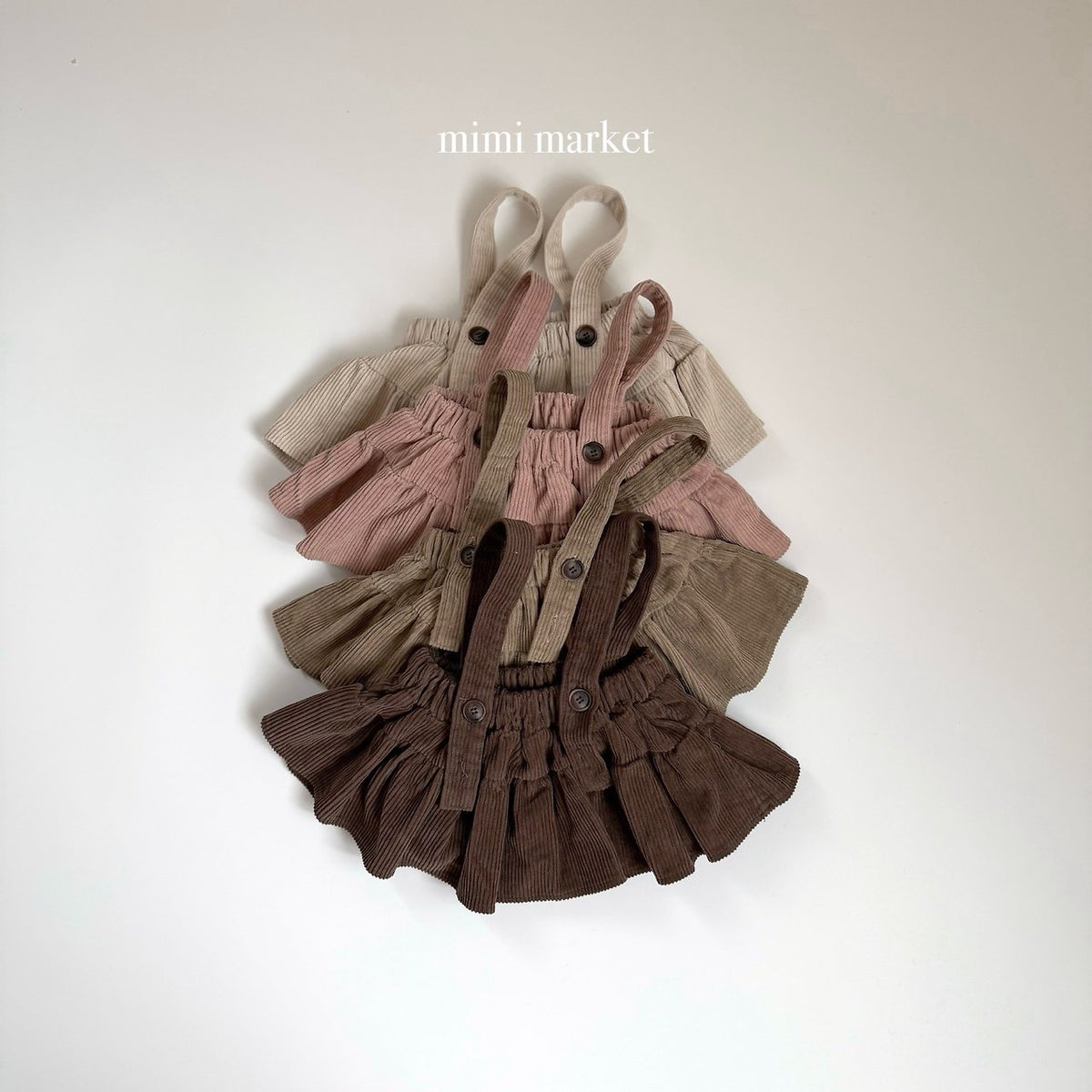 ［mimimarket］corduroy kang skirt