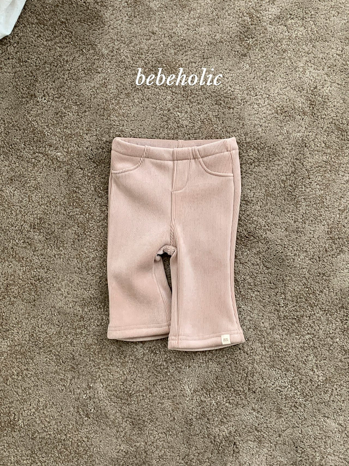 ［bebeholic］basil rib bootcut