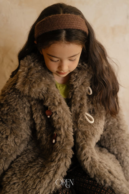 ［OREN］bernie toggle fur jacket