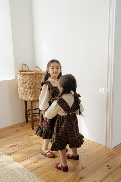 ［OREN］solene pinafore dress