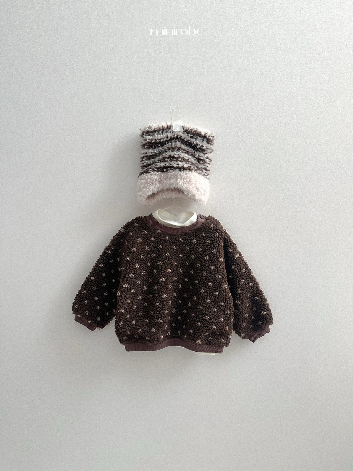 ［minirobe］mink cat beanie