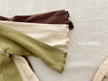 ［valubebe］winter fleece frill tee