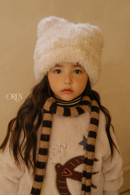 ［OREN］cat faux fur beanie
