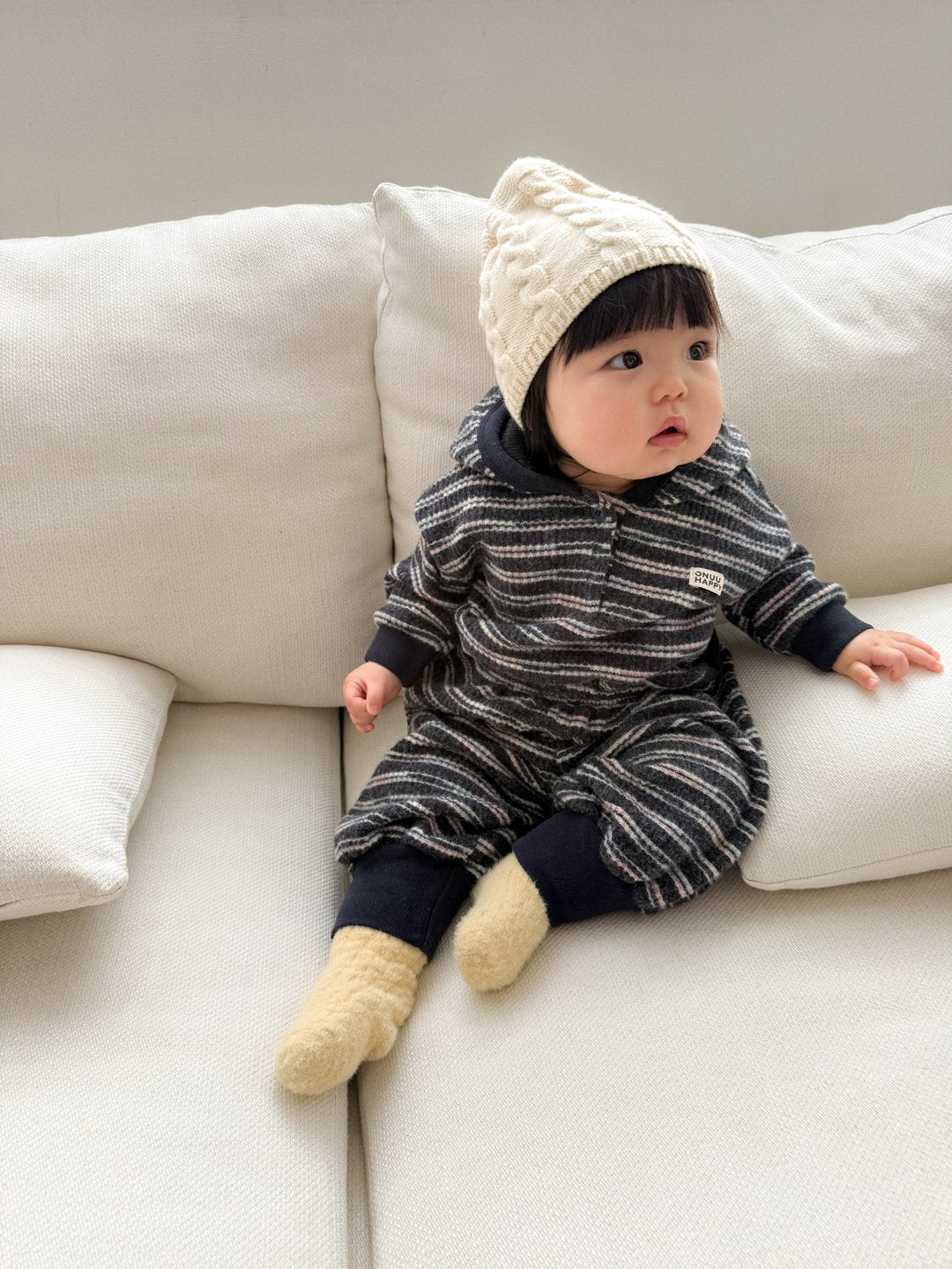 ［ONU］fluffy round pants