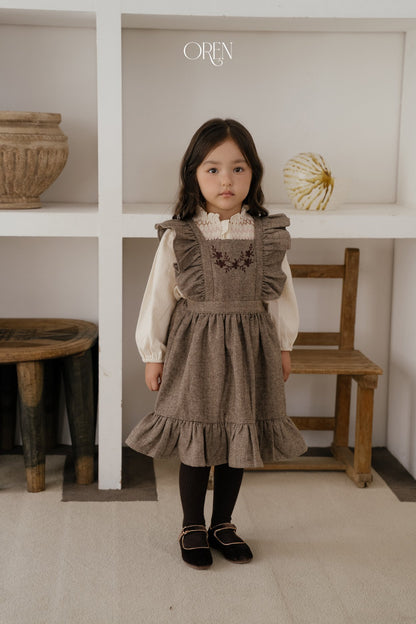 ［OREN］solene pinafore dress