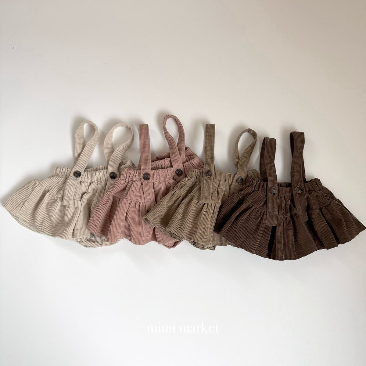 ［mimimarket］corduroy kang skirt